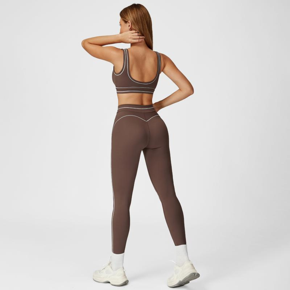 Two-Piece Sports Set, Comfortable Activewear for Fitness and Gym